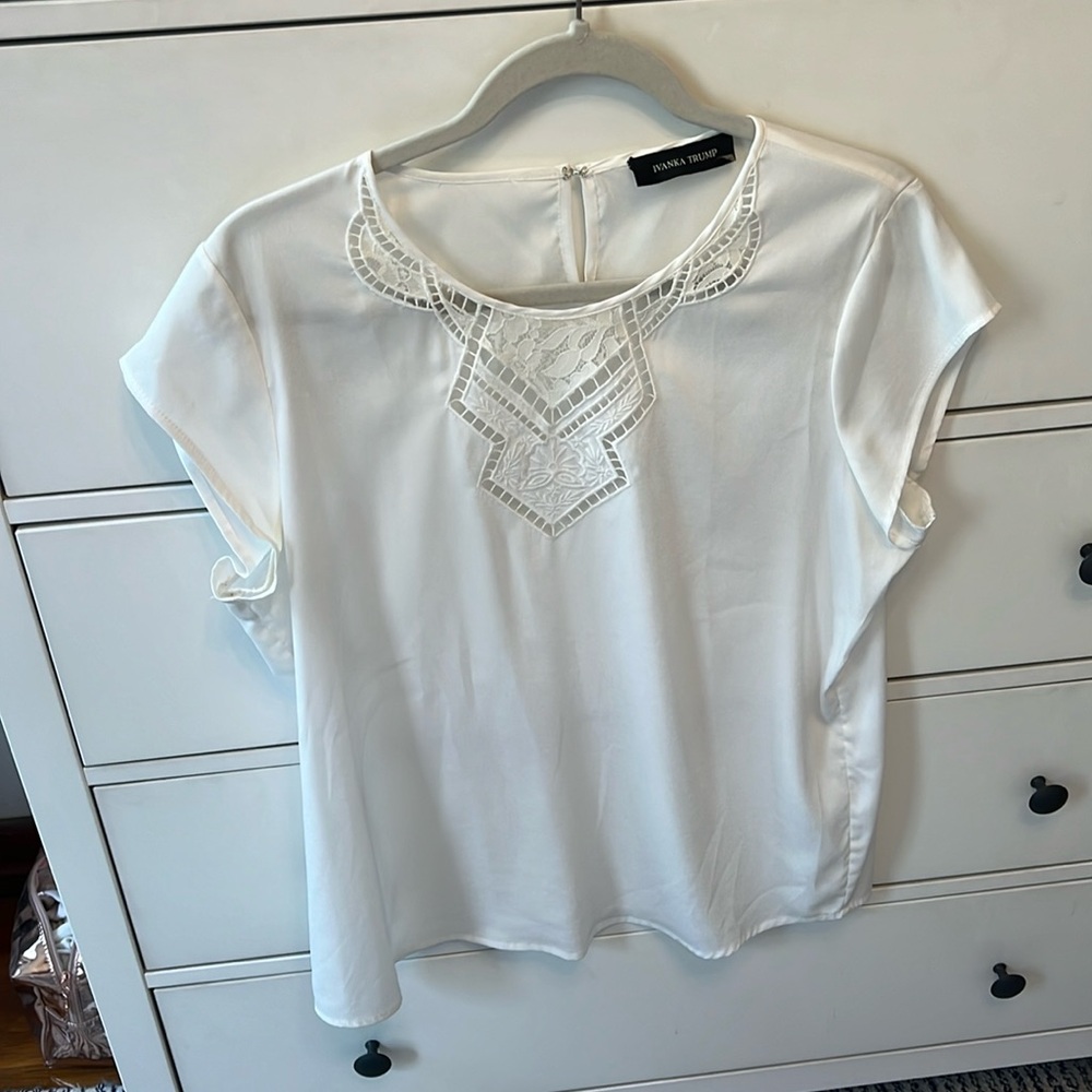Ivanka Trump white top